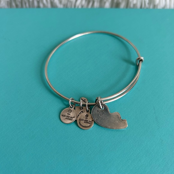 Alex & Ani Best Friends Half Heart Charm - Picture 2 of 2